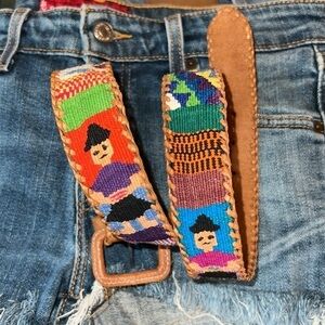 Adorable VINTAGE Belt from Guatemala, Size S